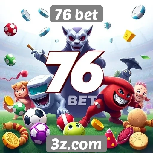 Variedade de jogos disponíveis no 76 bet